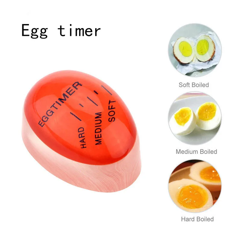 Timer Per Uova ​sode 2 Pcs Timer Uova Egg Colore Timer Uova Temperatura Dell'uovo Sodo ​riutilizzabile Giudicare La Maturità Dell'uovo In Base Al Suo Colore Per Sicuro Strumento Cucina 