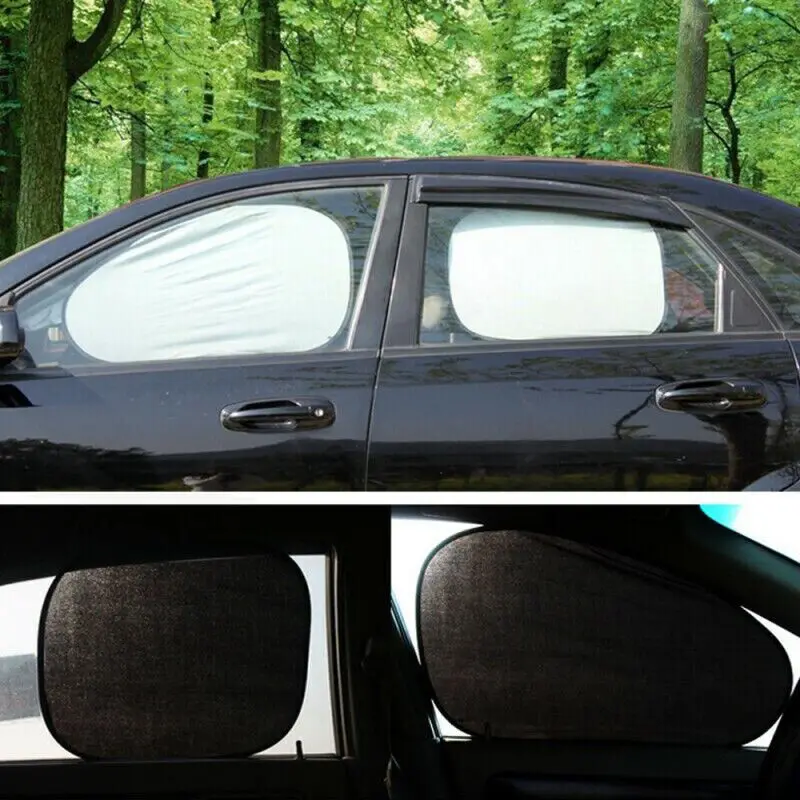 1Set Reflective Car Windscreen Sun Shade Foldable Sunshade UV Blind Visor Protector Exterior Accessories Windshield Sunshades