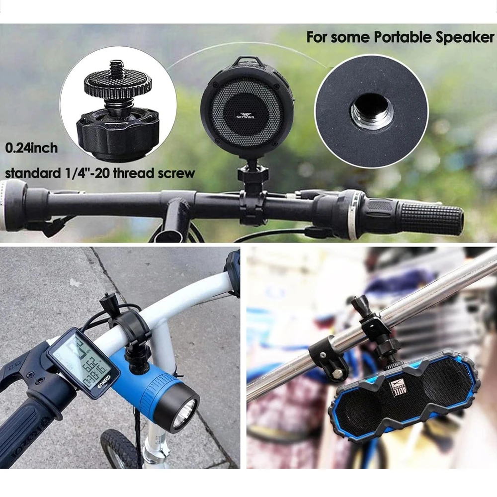 Support Vélo pour GoPro Hero 13-3, DJI Osmo, Insta360 - Lot de 1 ou 2