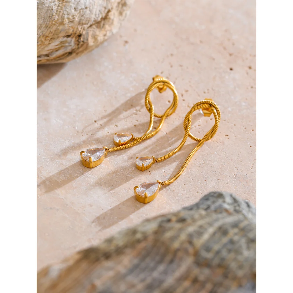 Earrings for Women 48mm Stainless Steel