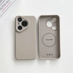 Magnetic Liquid Silicone Soft Cover with Wireless Charging Capability for Nova 12 (1)