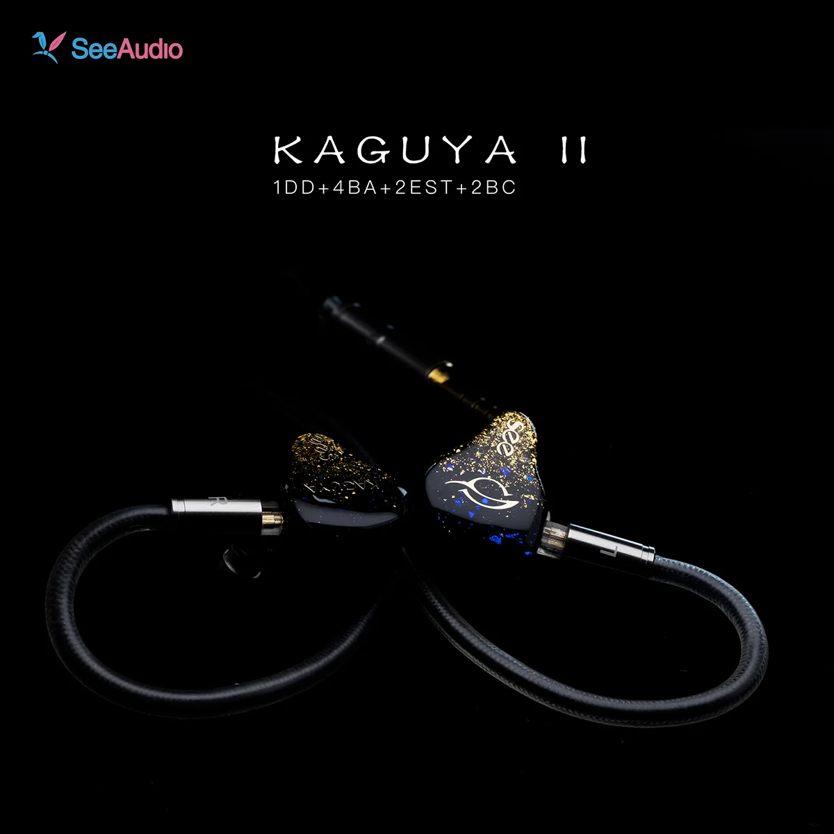 SeeAudio KAGUYA II In-ear Earphone 1DD+4BA+2EST+2BC 6 Way