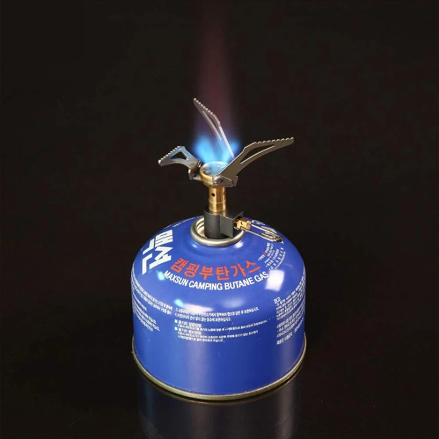 Description Picture 3 of itemUltralight Mini Camping Stove, 2600W Power Titanium Alloy Automatic Foldable Outdoor Cookware Tool for Picnic, Cookout, Hiking