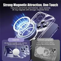New Anti Drop For iPhone 16 15 14 13 12 11 Pro Max PC Material Non yellowing Magnetic Charging Anti slip UltrathinProtectiveCase - Image 2