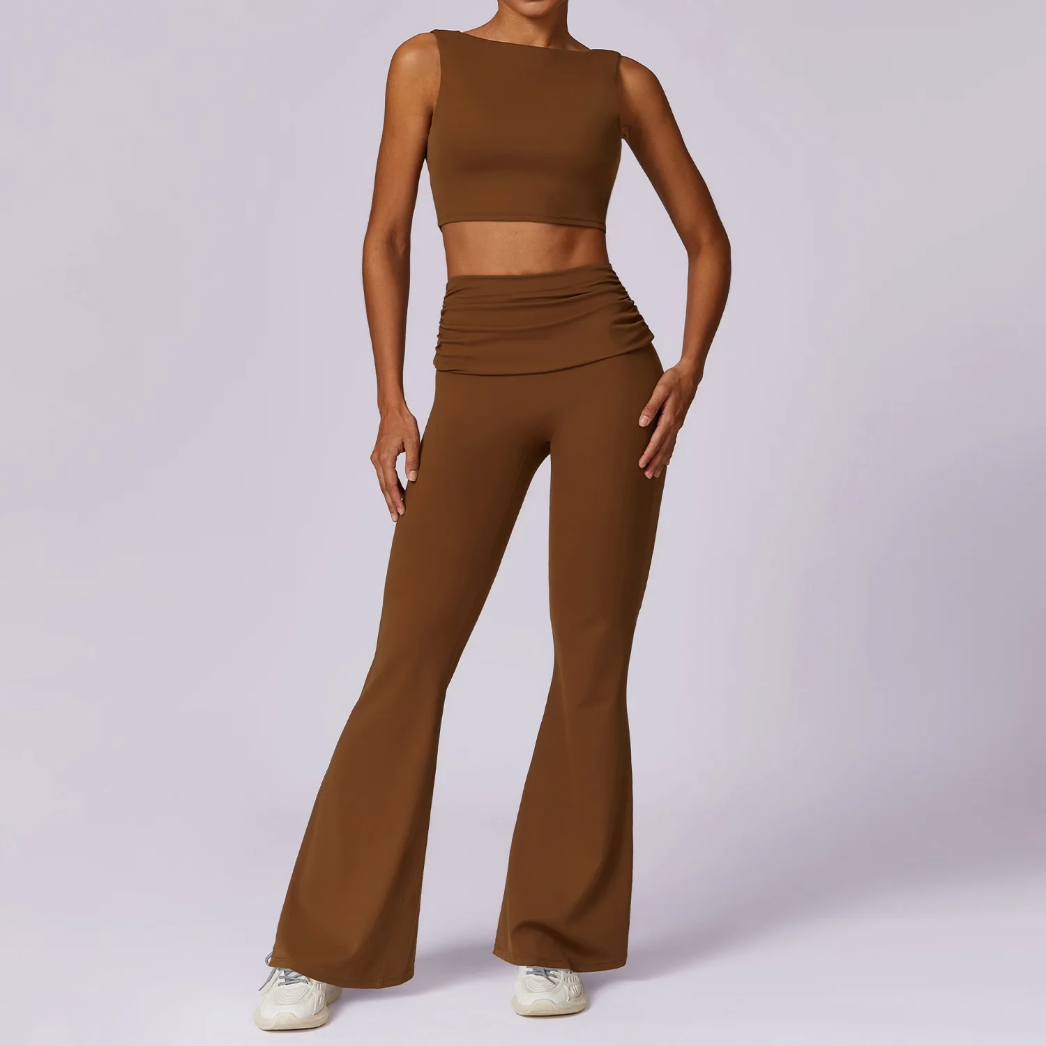 Tank pants tea brown