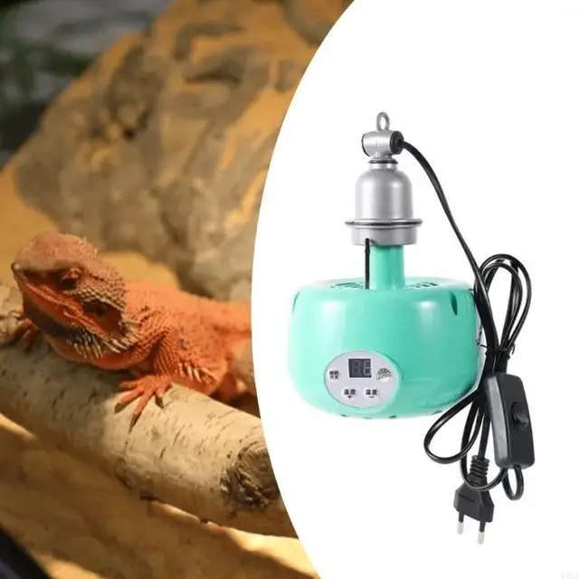 2025 New Reptiles Box Heating Lamp with LED Warm Light and Automatic Temperature Easy Control for Poultry Chicken Heating Supply 4