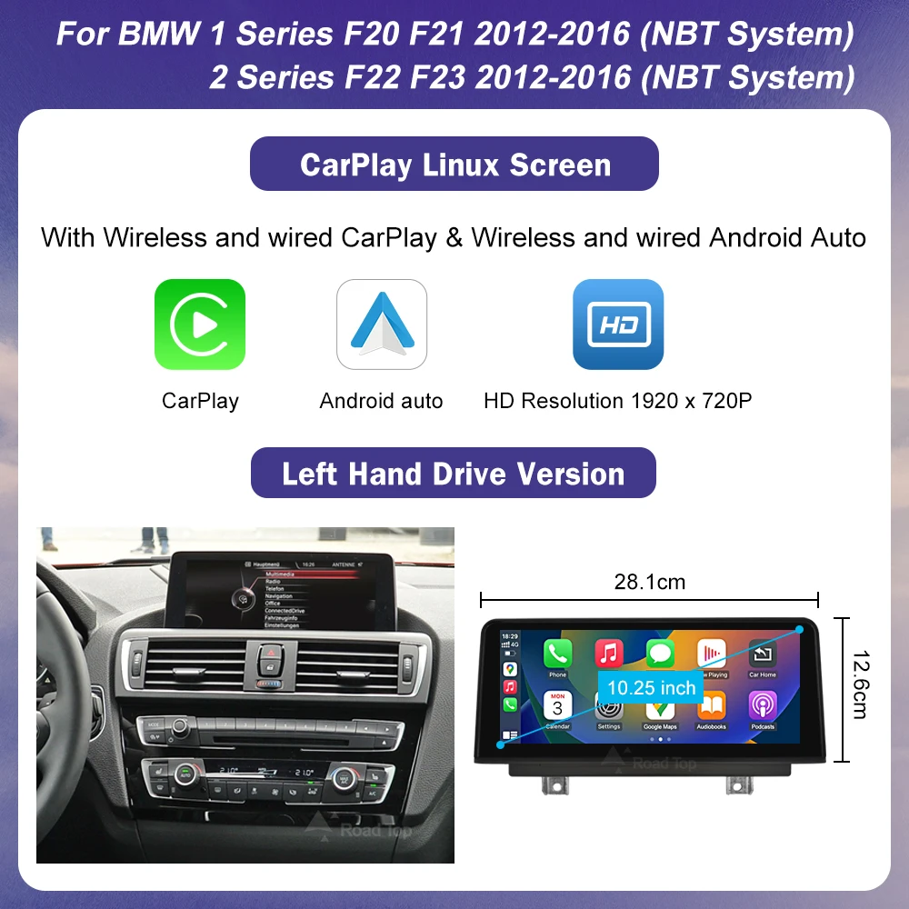BMW（F20）専用10.25インチナビBT/SIM対応 CarPlay連携 Amazon.co.jp: BMW 専用 Androidカーナビ 10.25インチ