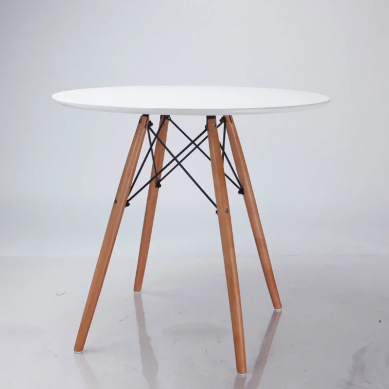 

SH Aoliviya Official New Santang Modern Minimalist Eames Table Household Small Apartment Dining Table Milk Tea Coffee Shop Solid