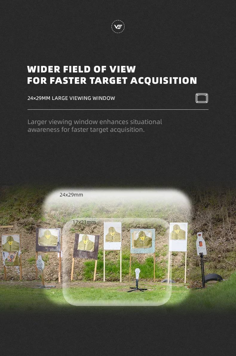 Vector Optics Frenzy GenII 1x24x29 Red Dot | 6 MOA Rapid Target