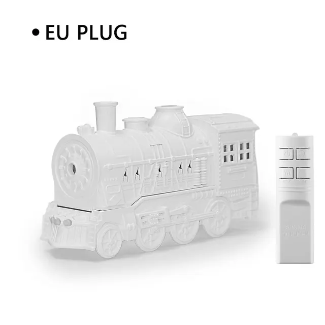 300ml Retro Train Humidifier with Light Essential Oil Diffuser Remote Control Magic Train Humidifier for Bedroom Living Room 4