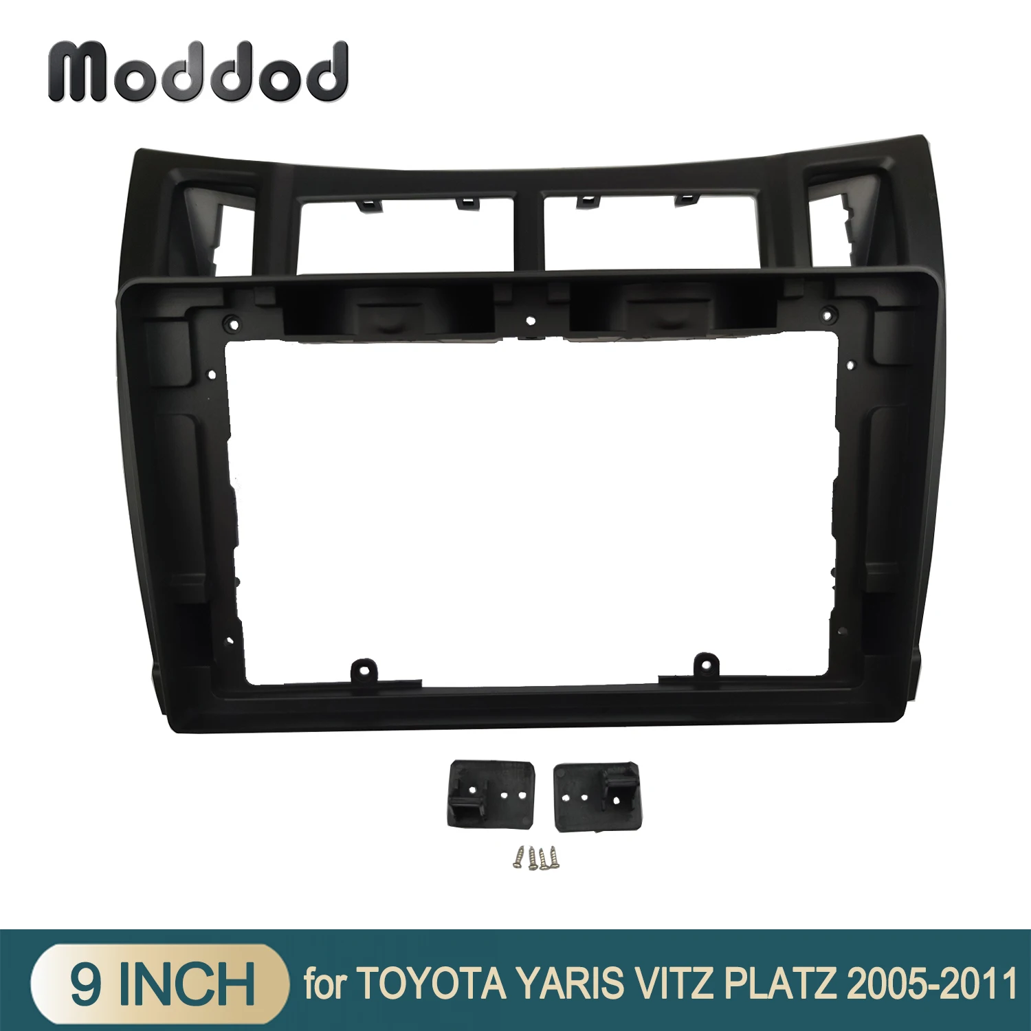 Car Radio Frame for TOYOTA YARIS VITZ PLATZ 2005-2011 Stereo GPS Player Install Surround Panel Face Plate Dash Mount Kit 9 INCH srnubi android 10 2 din 9 10 inch carplay auto car radio multimedia video player navigation gps stereo head unit for kia toyota