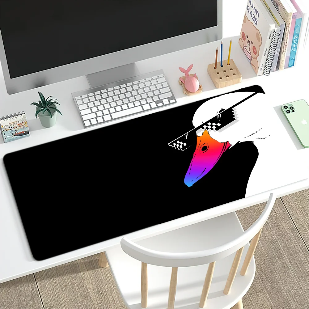 U-Untitled Goose Game Mouse Pad Gamer Cabinet Pc Desk Mat Keyboard Computer Desks Xxl Mousepad Large Mausepad 4