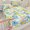 Fitted Bed Sheet Cartoon Style Bedsheets for Kids , Girls and Adult Single Mattress Cover Drap De Lit Sheets(without Pillowcase) 4