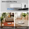 S8 Max Ultra Robot Vacuum and Mop Auto Mop Washing&Drying Smart Dirt Detection Self-Emptying 8000Pa Suction 20mm Mop Lifting 6