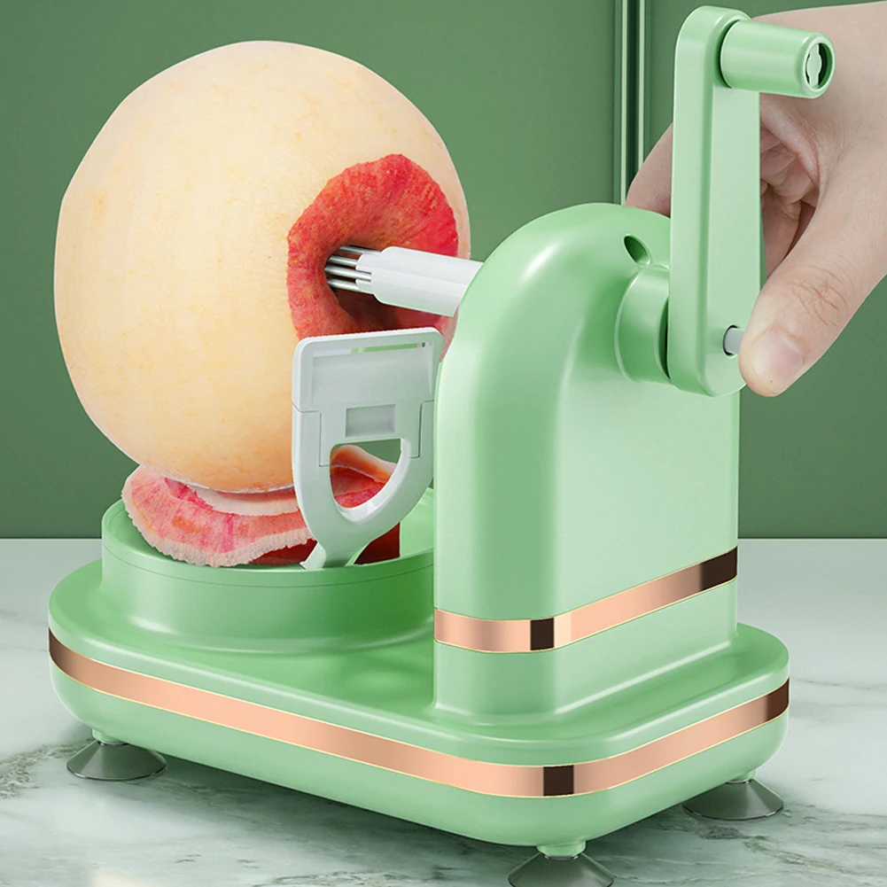 Hand Operated Apples Peeler Multipurpose Stainless Steel Fruit Slicers For Fruit Peach
