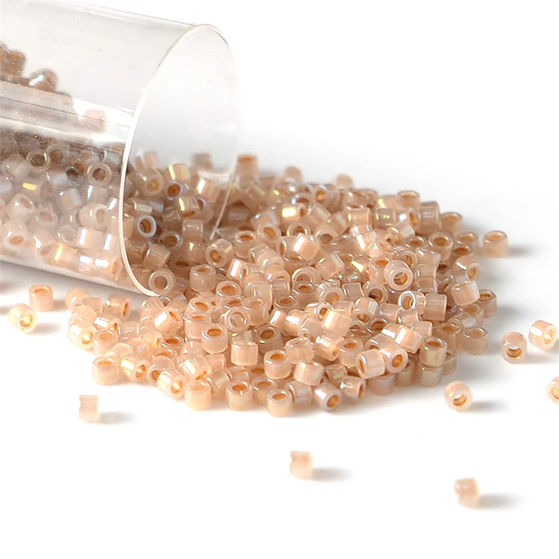 1.6mm 미유키 델리카 유리 일본 비즈 컬러 라인 10g 크리스탈 씨앗 비즈 보석 만들기 팔찌 Diy