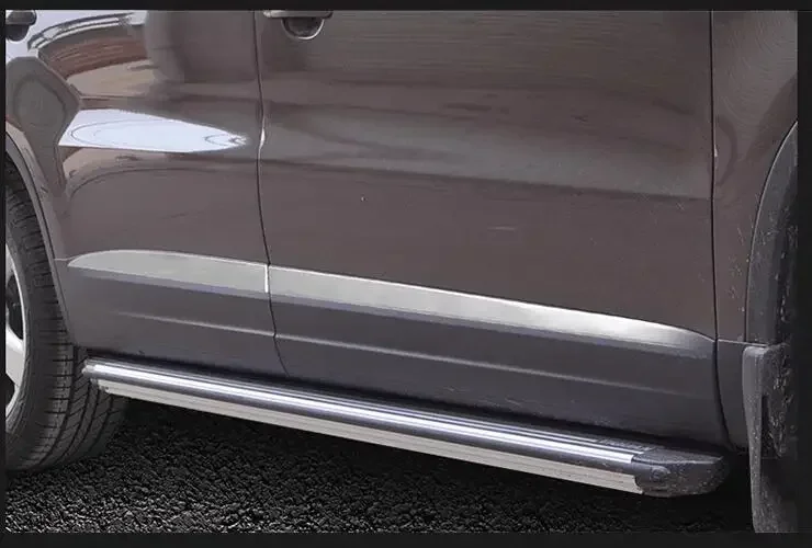 Car Styling Stainless Steel Side Molding Trim Cover Trim For Volkswagen Tiguan 2009 2010 2011 2012 13 14 15 16