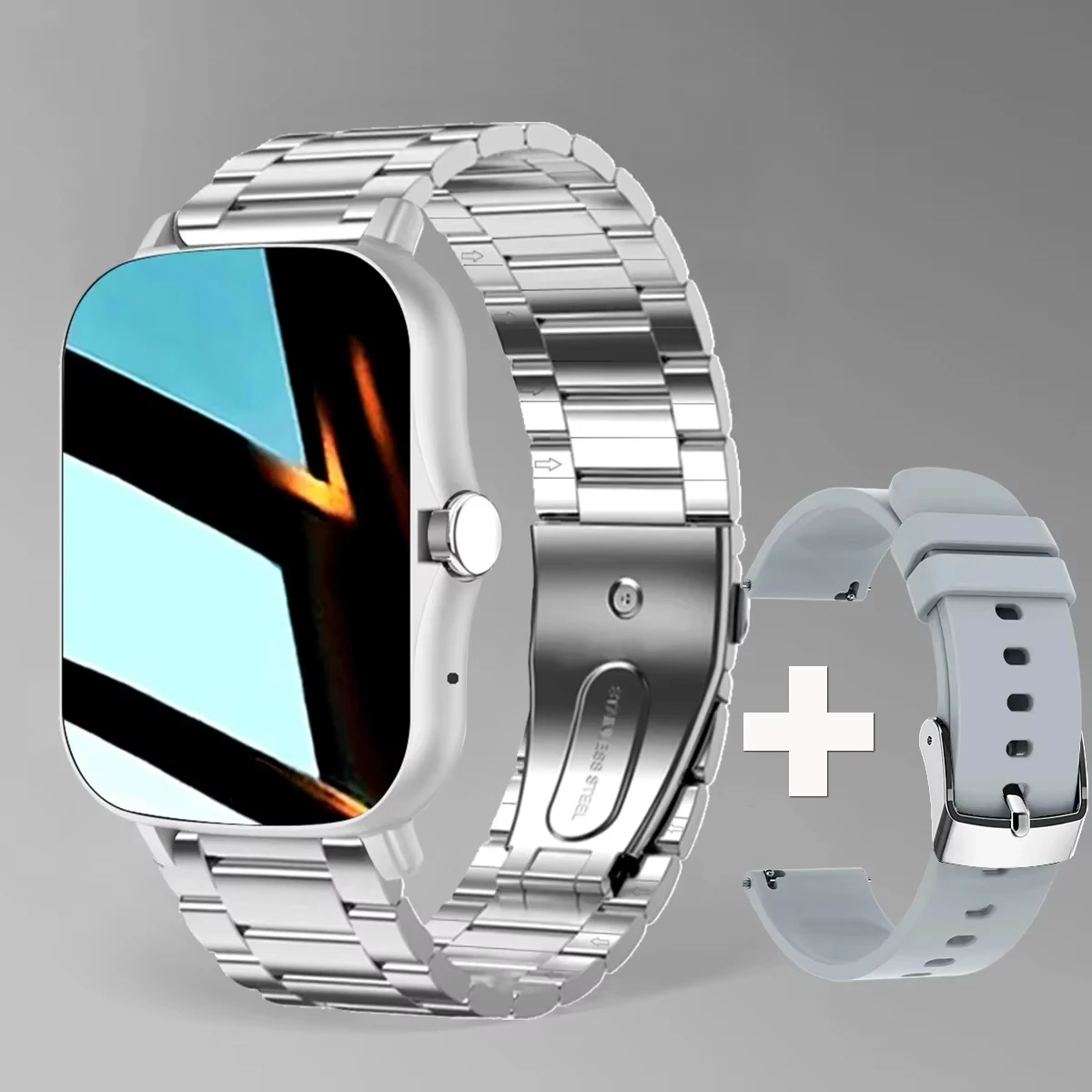 Silvery Steel Strip