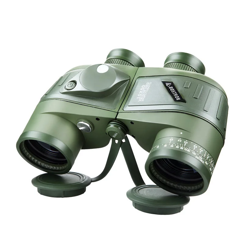 

Военный бинокль для взрослых 10x50, водонепроницаемый IP7, с дальномером, компасом, призмой BAK4, для лодок