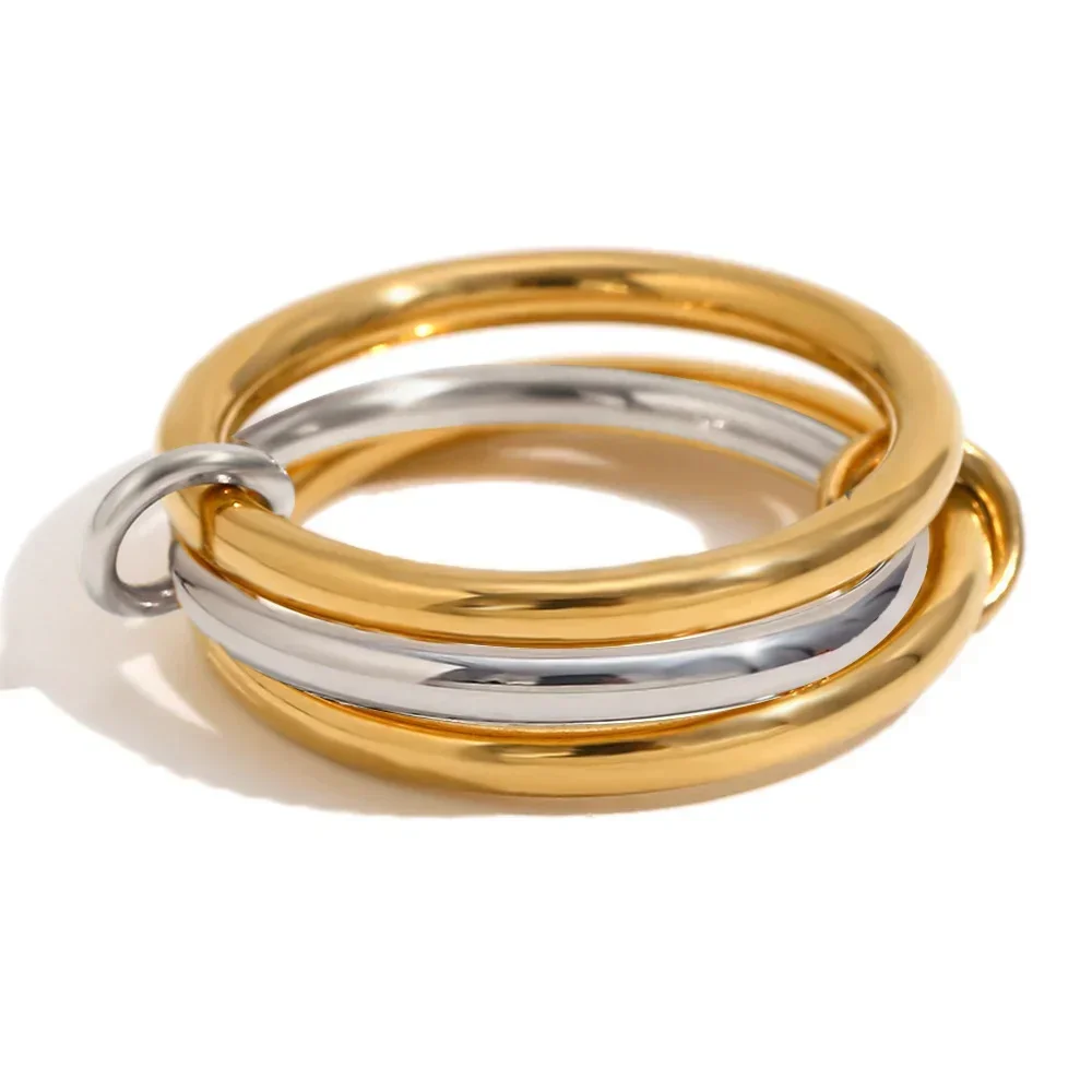 Elegant Minimalist Stackable Rings for Women Perfect for Daily Commute and Special Occasions, Everyday Stainless Steel Rings