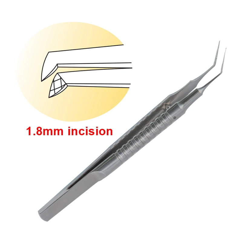 

Ophthalmic MICS Capsulorhexis Forceps Ophthalmic Forceps Tweezers Stainless Steel Ophthalmic Eye Instrument