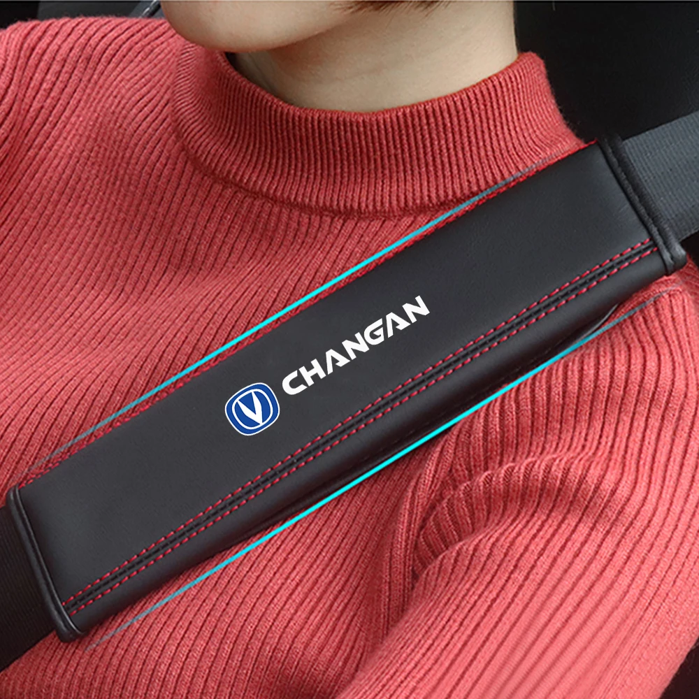 Car Seat Belt Safety Shoulder Cover Protection Seat Belt Padding car accessories seat belt covers safety belt shoulder guard For Changan CS95 CS85 CS75 CS55 CS35 CS15 CX70 UNIV iDD 1Pcs