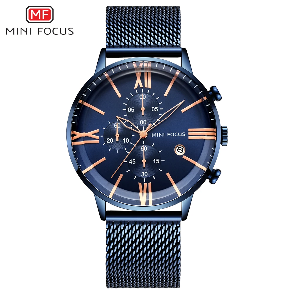 MINI FOCUS quartzhorloge voor heren Waterdicht_voghion.com