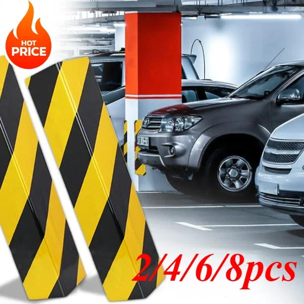 Garage Wall Protector Strong Foam Corner Guard Door Bumper Guard Foam Wall Corner Car Sticker Reflective Eva