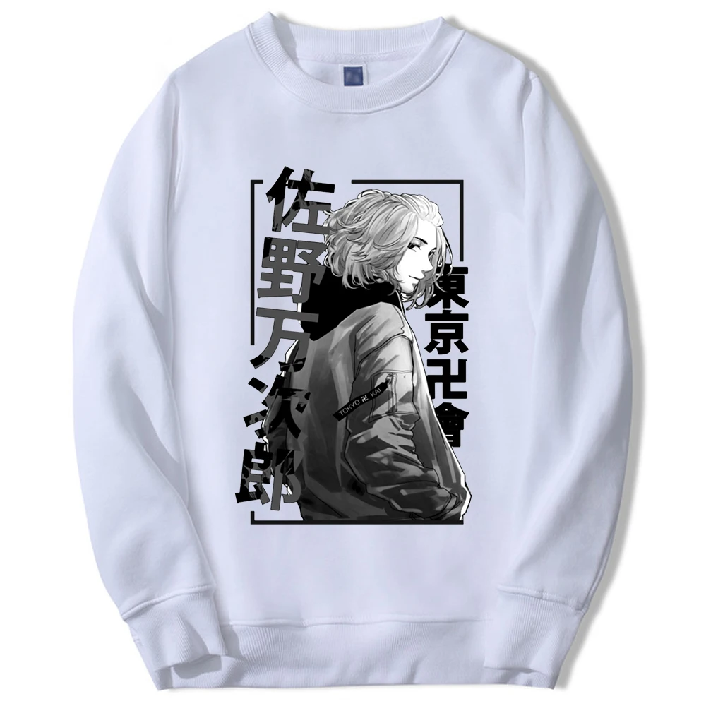 Tokyo Revengers Felpe Uomo Donna Mikey Anime Mangas Graphic Felpe Harajuku Casual Harajuku Abbigliamento Pullover