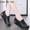 2024 Casual Breathable Genuine Leather Cowhide 6cm Wedges Platform Shoes For Women Chaussure Femme Ladies Trainers Zapatos Mujer 1