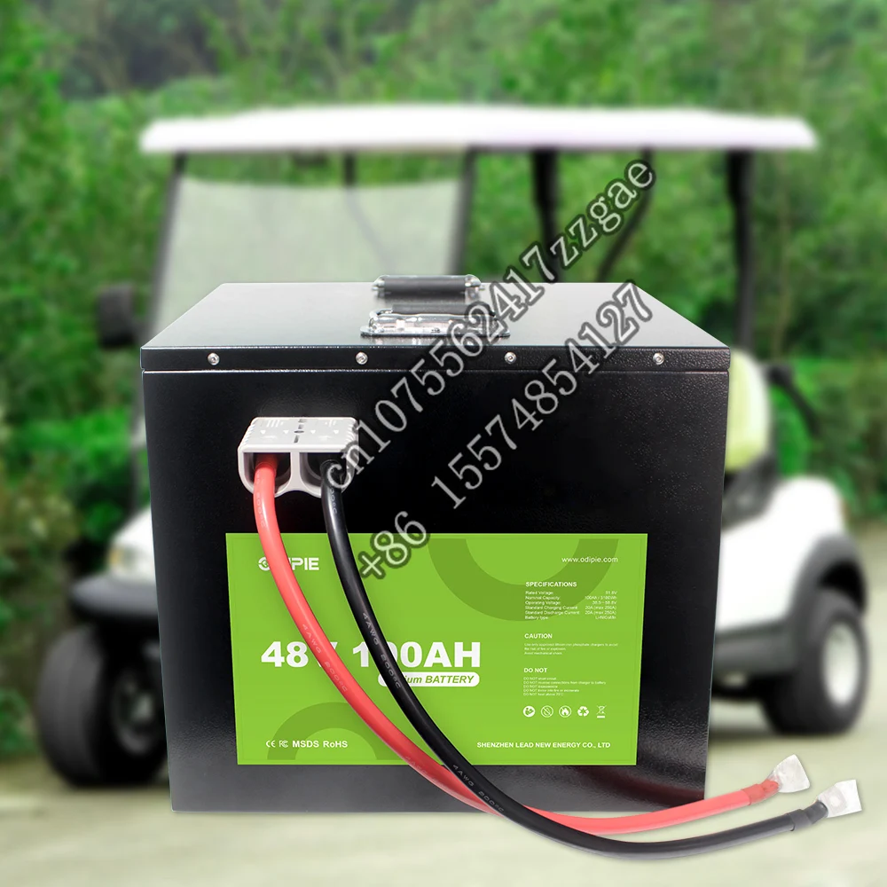 Batteria Per Carrello Da Golf Ad Alta Valuta 100A 150A 200A 250A 300A Batteria Al Litio Carrello Da Golf 48 V 72V 36 Volt Batteria Per Carrello Da Gol