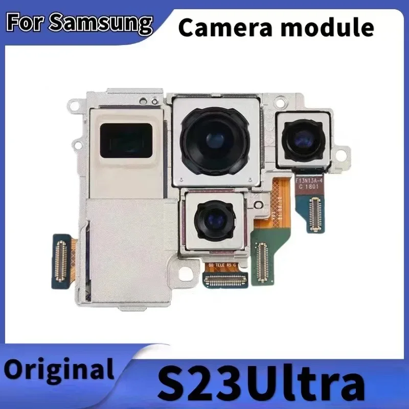 

Original Rear Front Camera For Samsung Galaxy S23 Ultra 5G SM-S918E S918B S918U Frontal Selfie Back Backside Camera Module Spare