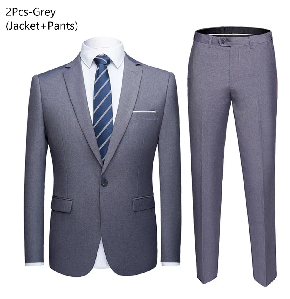 Grey 2-piece suit