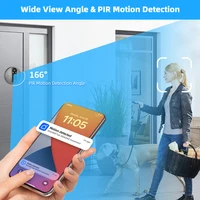 3MP WiFi Smart Tuya Peephole 5000mAh Doorbell Door Eye Camera Infrared Alexa Google Video Intercom Door Cameras Home Security - Image 4