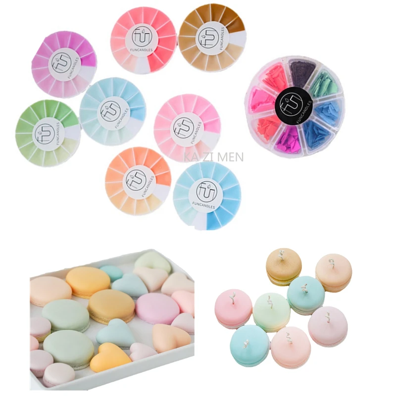 Macaron-colored Candle Pigment 16-color Does Not Smudge Candle Set Dye DIY Scented Soybean Making Supplies