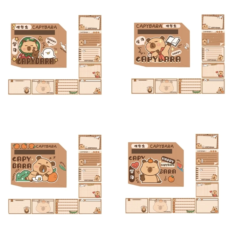 

256 листов мультяшной липкой заметки, выдвижная бумага для заметок, липкие блокноты для студентов