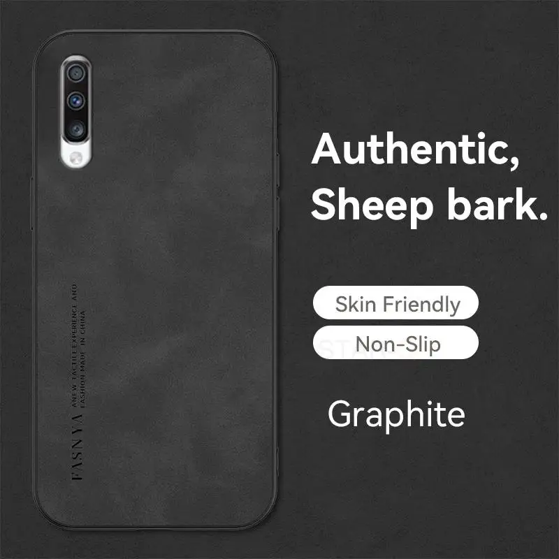 Luxury Sheepskin Leather Phone Case - Premium Men's Back Cover