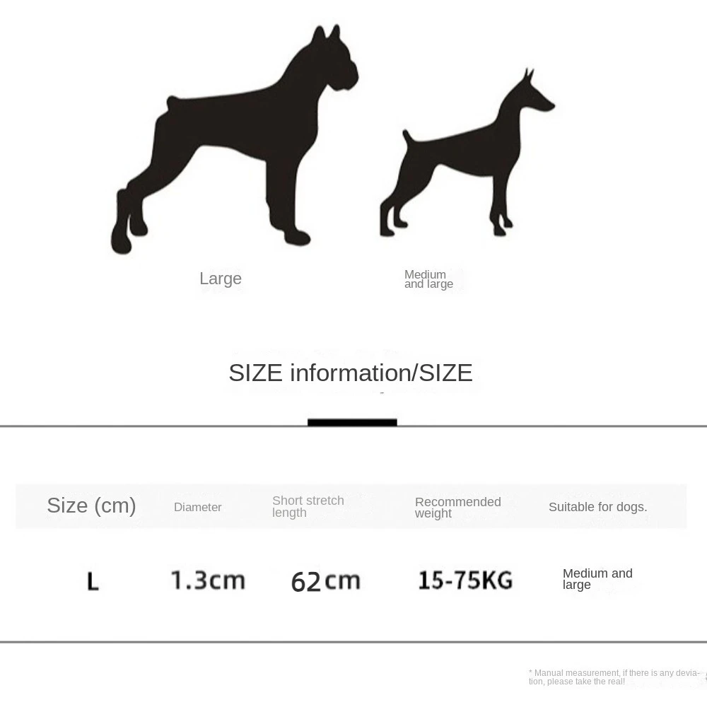 Leash Soft Strong Durable Dog Comfortable Short Training - PeticaDeals