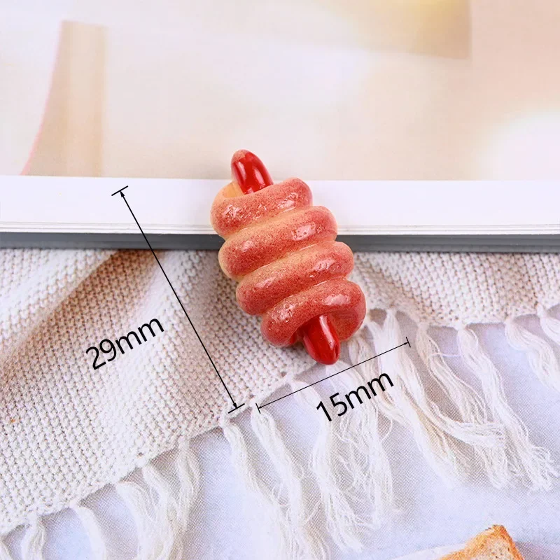 Hand-painted Resin Imitation Mini Pizza Hamburger Flat Back Miniature Pattern Applique 10pcs DIY Scrapbook Craft Decoration ornament crafts,resin ornaments,miniature ornament,resin crafts