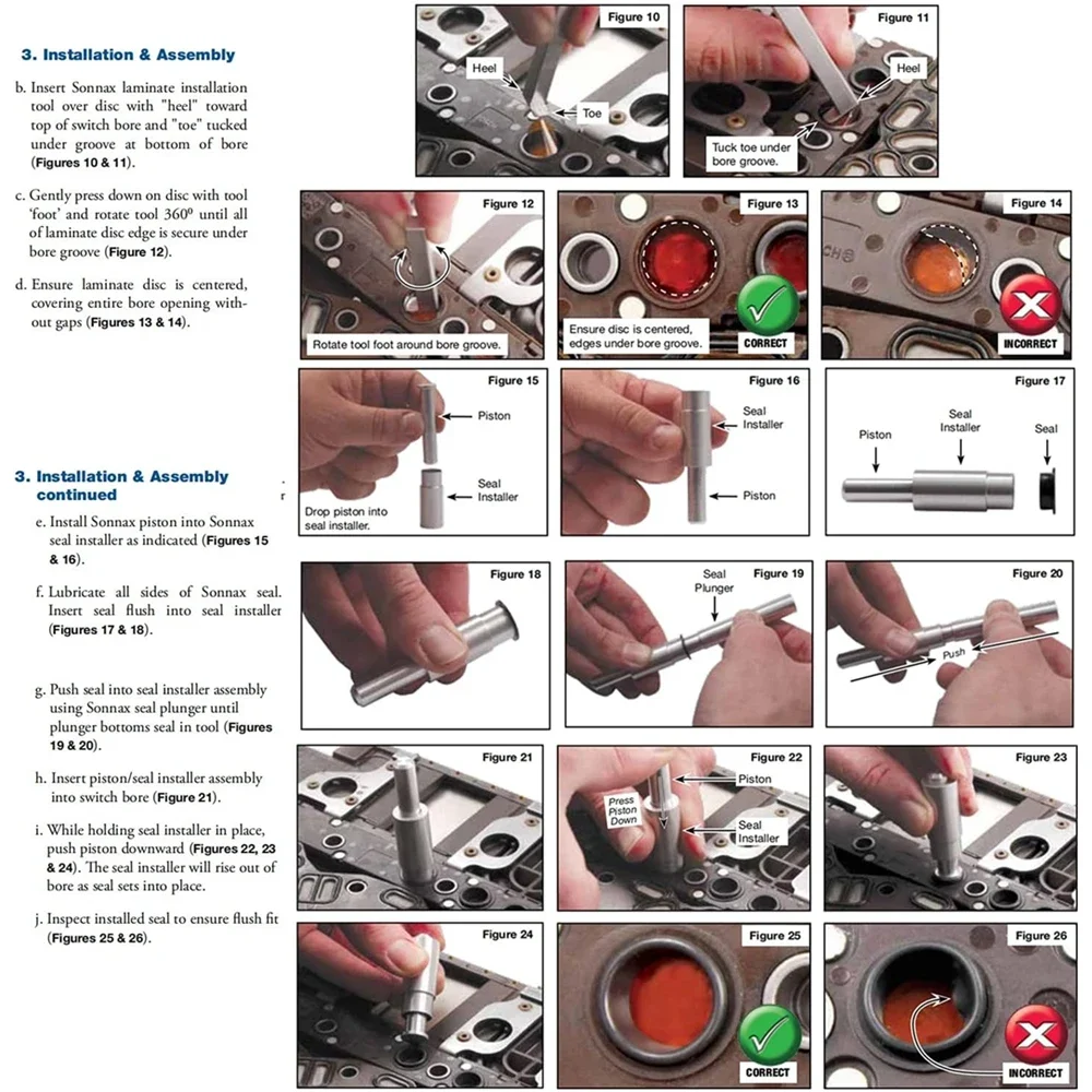 Pressure switch installation kit 124740-TL30 Pressure switch installation tool kit Works with F/124740-30K For GM Transmissions 6L90 6L80 6T70 6L50 6L45 (Gen 1)