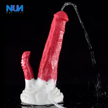 NUUN Ejaculation Horse Silicone Dildo Realistic Colored Animals Penis With Suction Cup For Women 18 Years Old Adult Sex Toys 1