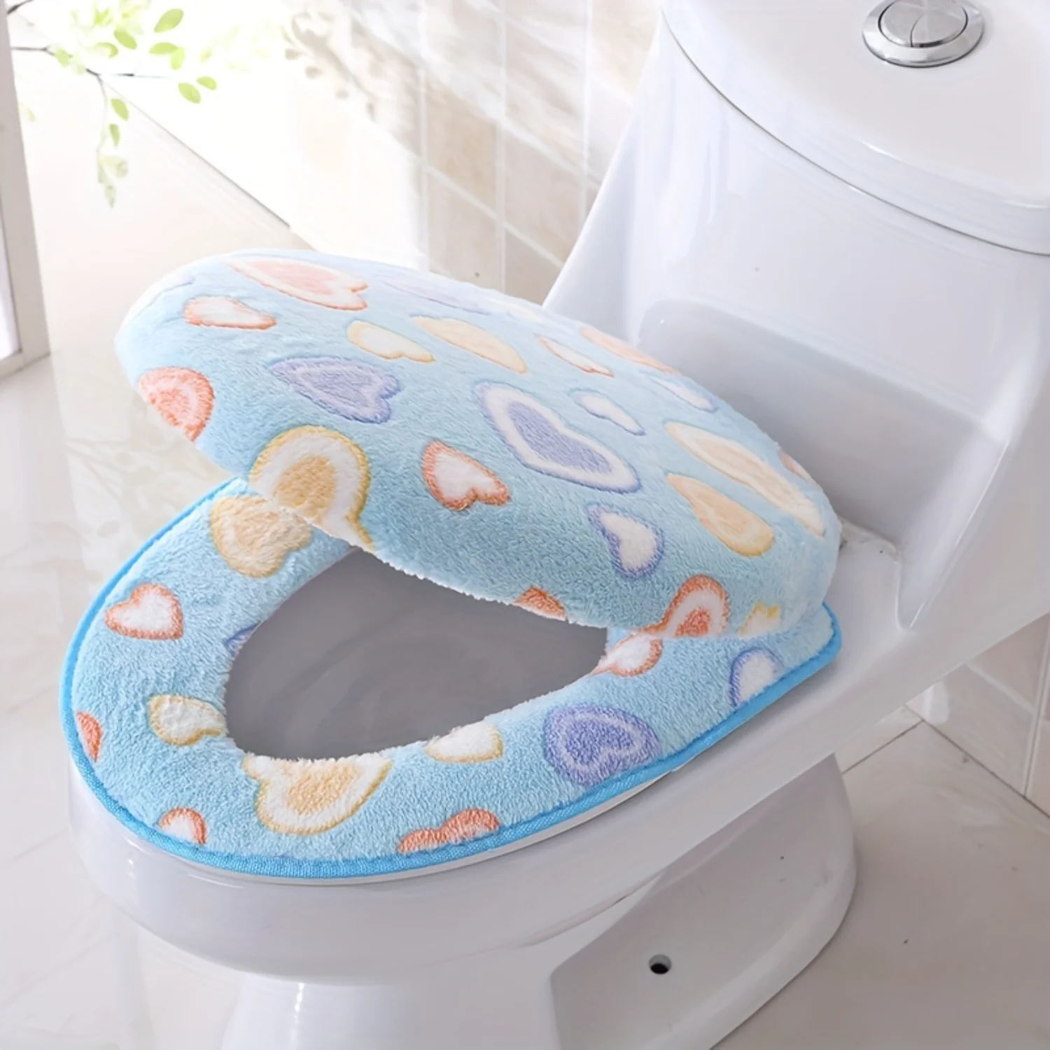 Essential Waterproof Toilet Seat Covers Universal Cushions for All Seasons Household Supplies Toilet Seat Covers