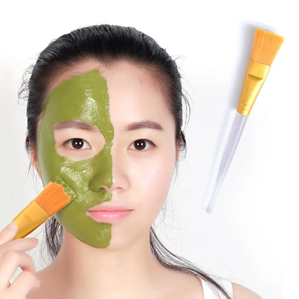 

Facial Mask Brush Professional Waterproof Durable Fiber Makeup Brushes Beauty Facial Foundation Smear Mask Tools