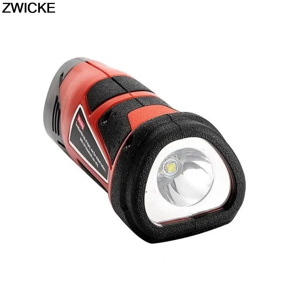 LED Flashlight Suitable for Miwatch/MILLWAUKEE Battery Pack 10.8V Flashlight 145LM 3W