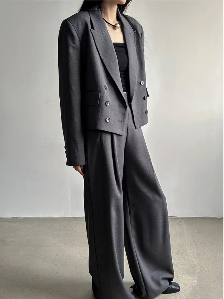 Рисунок 5 - Винтажный двубортный свободный Блейзер BJTZ для женщин