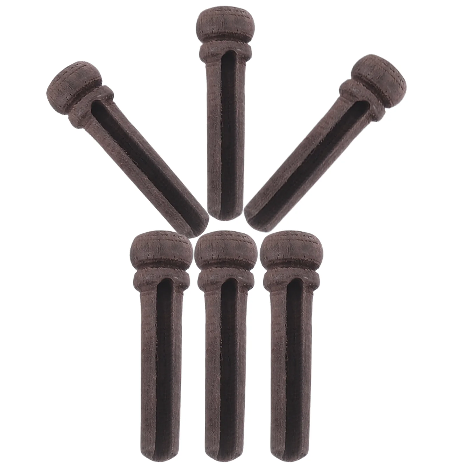 

6 Pcs Guitar Accessory Wood Pin Rosewood Bridge Abalone Accesorios Para Guitarra End Accesories