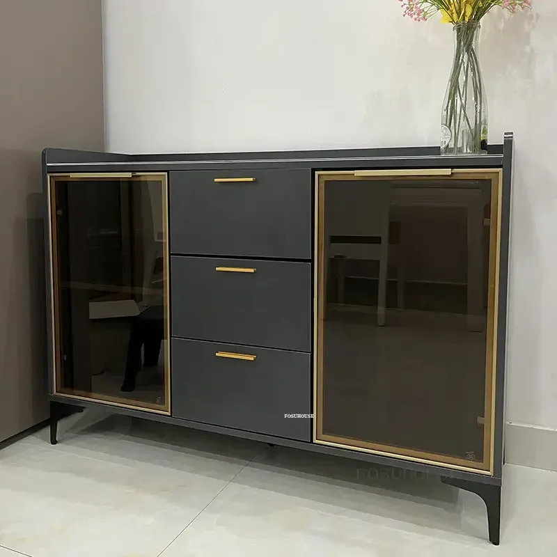 Home Furniture Cabinets Small Apartment Sideboard for Living Room Dormitory Locker Modern Simple Restaurant Side Cabinet N 5