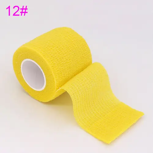 18 Colors Colorful Athletic Wrap Tape Self Adhesive Elastic Bandage Bands Sports Protector For Knee Finger Ankle Palm Pet - Image 16