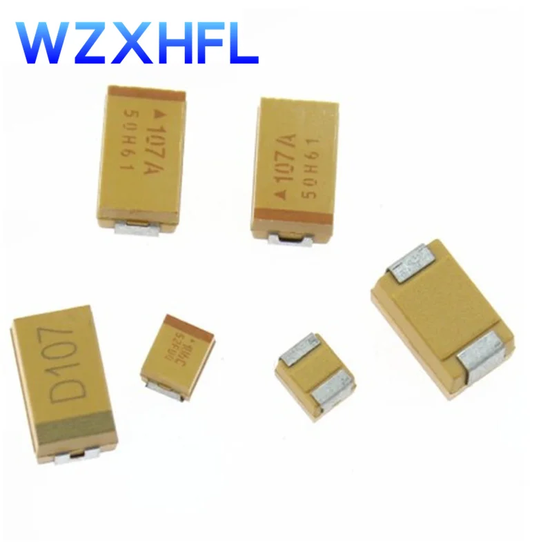 

10PCS A B C D Type Tantalum Capacitor 100UF 0.22UF 1UF 4.7UF 10UF 22UF 33UF 47UF 6.3V 10V 16V 25V 35V 50V 3216 3528 6032 7343