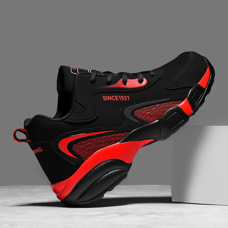 Men Shoes Fashion Thick Bottom Sneakers Breathable Running Tennis Shoes Breathable Comfortable Casual Shoe Zapatillas De Hombre